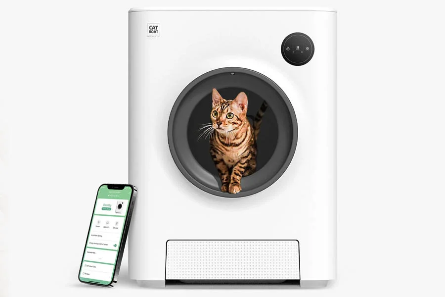 self-cleaning cat litter box