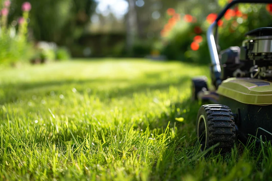 battery powered push lawn mower