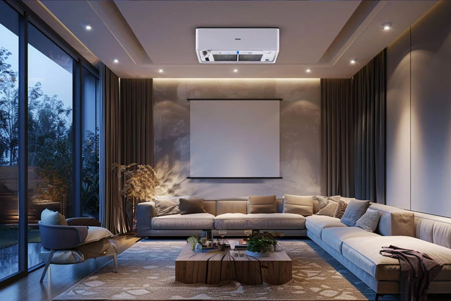 living room projector